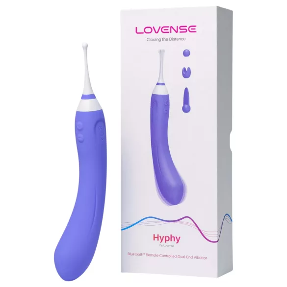 Lovense Hyphy - App-styret 2-i-1 vibrator (lilla)