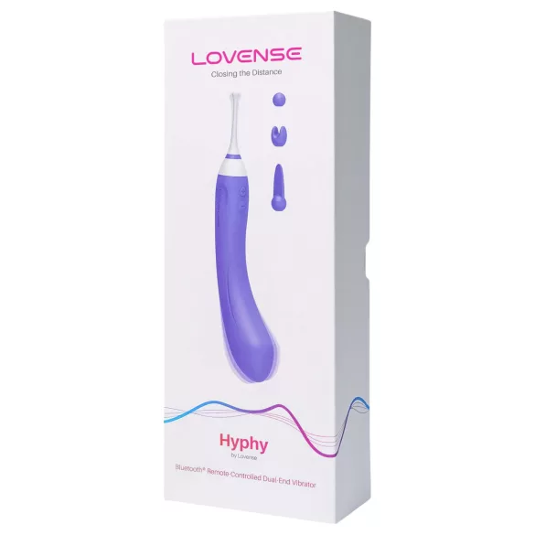 Lovense Hyphy - App-styret 2-i-1 vibrator (lilla)