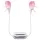 Lovense Gemini - app-styret vibrerende brystvorteklemme (pink)