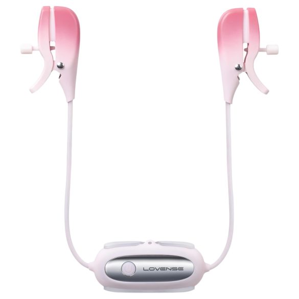 LOVENSE Gemini - smart, vibrerende brystvorte klemmer (pink)