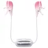 Lovense Gemini - app-styret vibrerende brystvorteklemme (pink)