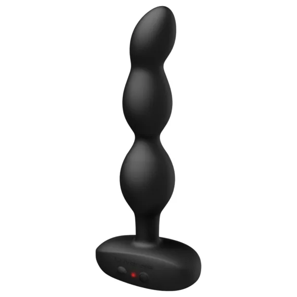 Lovense Ridge - App-styret perle-analdildo (sort)