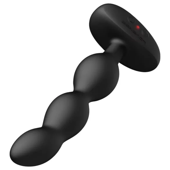 Lovense Ridge - App-styret perle-analdildo (sort)