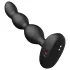 Lovense Ridge - App-styret perle-analdildo (sort)