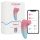 LOVENSE Tenera 2 - smart klitorisvibrator (blå-pink)