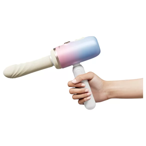 LOVENSE Spinel - 3-i-1 støtvibrator (hvid)