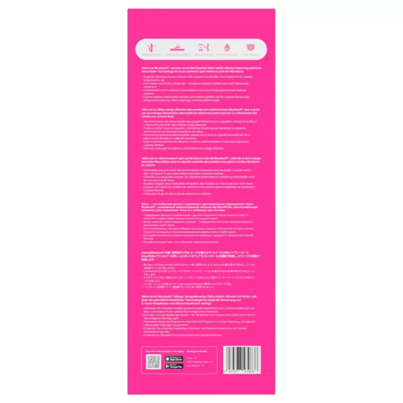 Lovense Velvo - App-styret perlevibrator (pink)