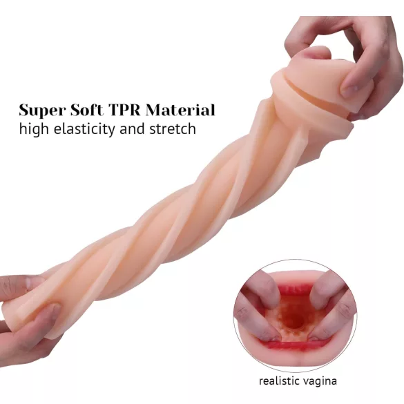 Tracy's Dog - realistisk masturbator til mænd - anus - sort/natur