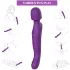 Tracy's Dog - wand vibrator - pulserende massage - silikone lilla