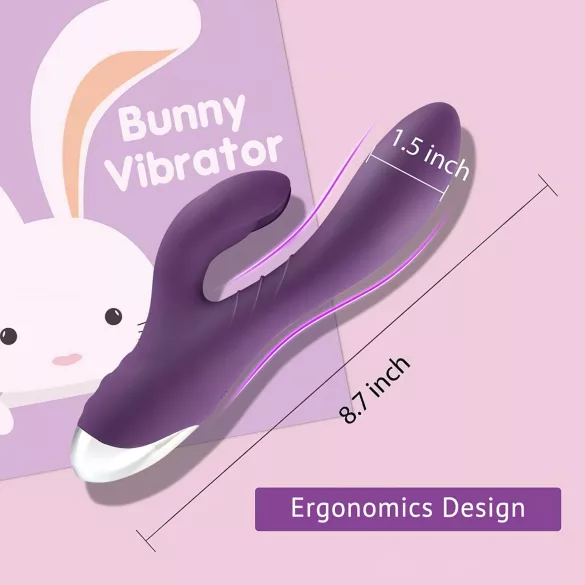 Tracy's Dog - rabbit vibrator med klitorisarm - vandtæt - lilla