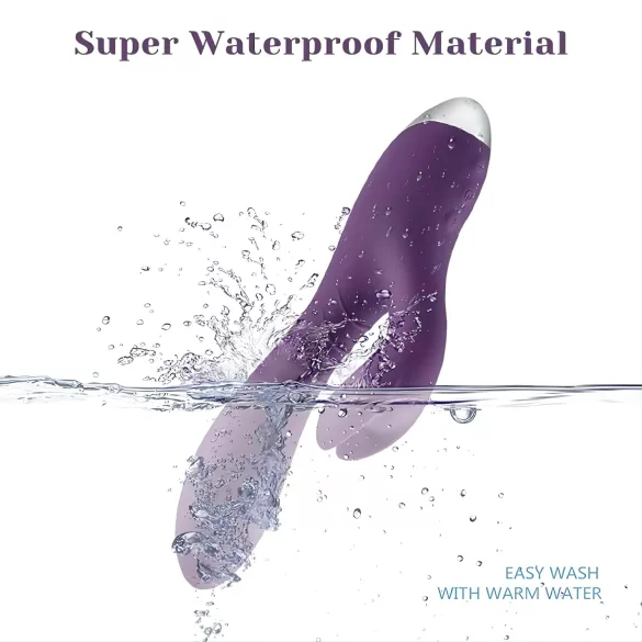 Tracy's Dog - rabbit vibrator med klitorisarm - vandtæt - lilla