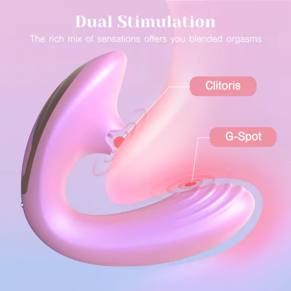 Tracy's Dog OG Lick - G-punktsvibrator og klitorisstimulator (pink)