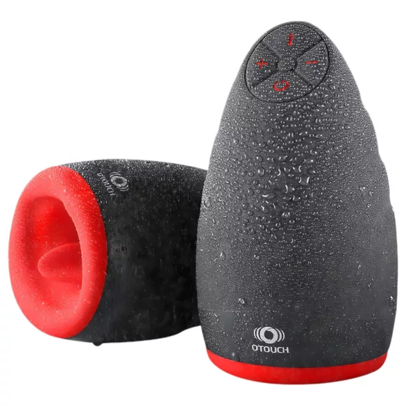 OTOUCH Chiven 2 - opladelig vibrerende blowjob masturbator - sort