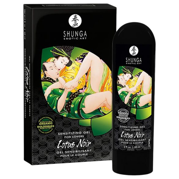 Shunga Lotus Noir - Unisex Stimulering Gel (60 ml)