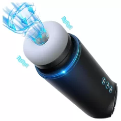   Leopard - masturbator - op/ned bevægelig, sugende, vibrerende - sort