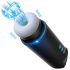 Leopard - op-ned, sugende vibrator masturbator (sort)
