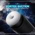 Leopard - op-ned, sugende vibrator masturbator (sort)