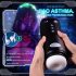 Leopard - op-ned, sugende vibrator masturbator (sort)