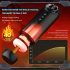 Leopard - op-ned, sugende vibrator masturbator (sort)