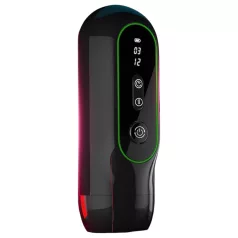 Leopard - elektrisk onanipumpe - op/ned bevægelse - sort