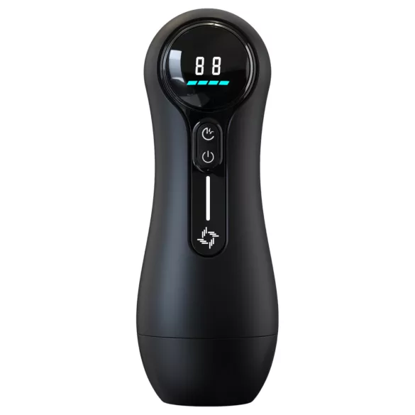 Leopard - masturbator med sugefunktion - sort