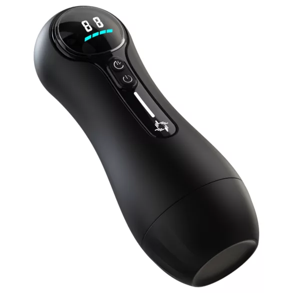 Leopard - masturbator med sugefunktion - sort