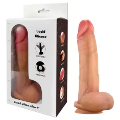   FeelSkin - ultrarealistisk dildo med testikler - natur (23 cm)