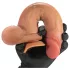 FeelSkin - ultrarealistisk dildo med testikler - natur (23 cm)
