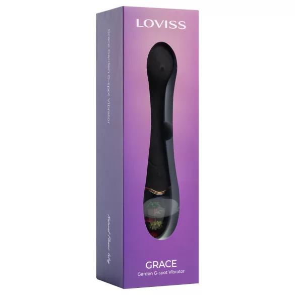 LOVISS Flower Grace - G-punktsvibrator (sort)