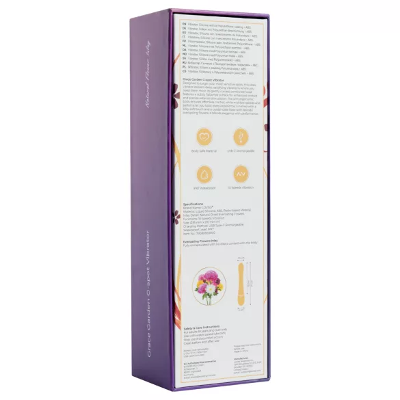 LOVISS Flower Grace - G-punktsvibrator (sort)