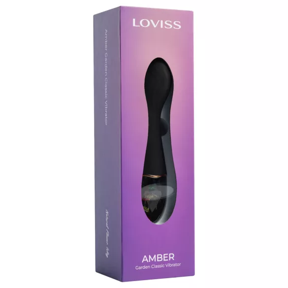 LOVISS Flower Amber - G-punkt vibrator (sort)