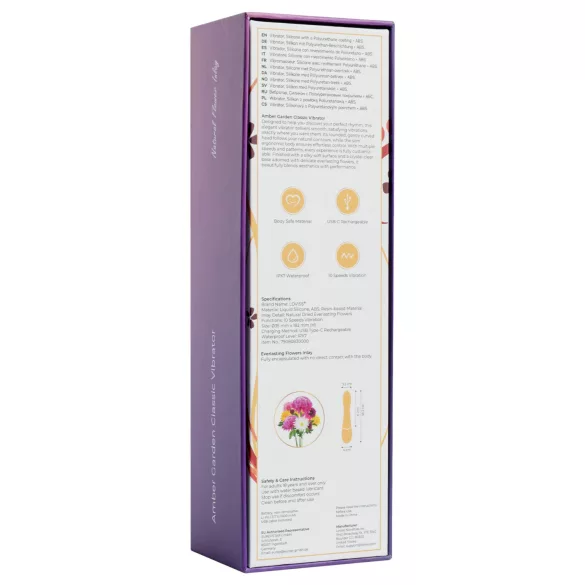 LOVISS Flower Amber - G-punkt vibrator (sort)
