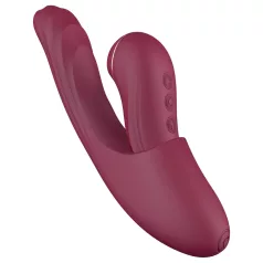 Vibeconnect - G-punkt og klitoris vibrator - 2i1 - rød