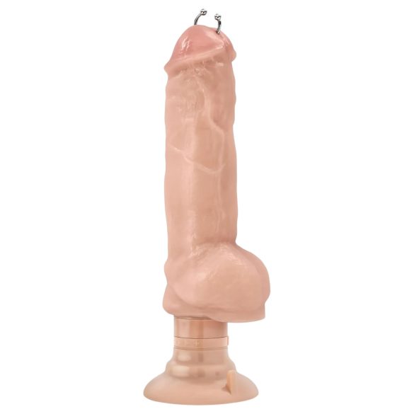 Blush Bad Boy - vibrator med penisring - 33cm - natur