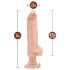 Blush Bad Boy – vibrator med piercing, 17 cm (natur)
