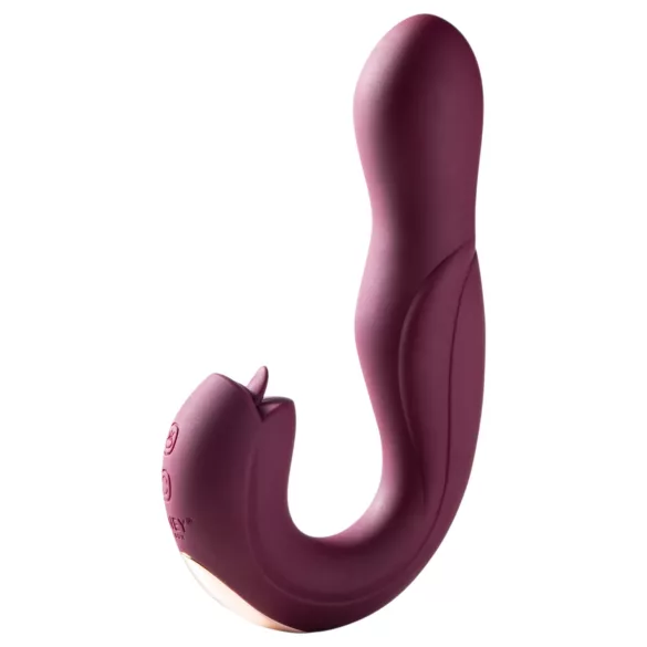 Honey Play Box Joi - G-punkt vibrator med rotation og slikfunktion - lilla