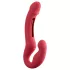 Honey Play Box Harmony Duo - App-styret påspændingsvibrator med tungefunktion (rød)