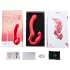 Honey Play Box Harmony Duo - App-styret påspændingsvibrator med tungefunktion (rød)