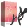 Honey Play Box Pleasure Pivot - App-styret vibrerende penis- og pungring til mænd (sort)