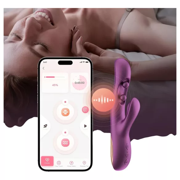 Honey Play Box Gem - App-styret perlevibrator til G-punkt og klitoris (lilla)