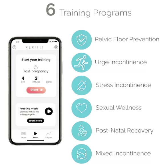 Perifit - App-styret vibrerende geishakugle (pink)