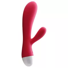   Cotoxo Dolphin & baby - klitorisvibrator med arm - genopladelig - rød