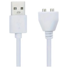 Lovense magnetisk USB-opladerkabel (hvid)