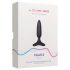 LOVENSE Hush 2 XS - genopladelig lille anal vibrator (25mm) - sort