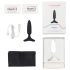 LOVENSE Hush 2 XS - genopladelig lille anal vibrator (25mm) - sort