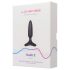 LOVENSE Hush 2 XS - genopladelig lille anal vibrator (25mm) - sort