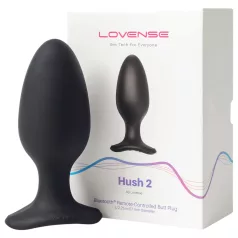   Lovense - analvibrator med fjernbetjening - opladelig, lille, sort, 57mm