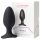 LOVENSE Hush 2 L - genopladelig lille anal vibrator (57mm) - sort