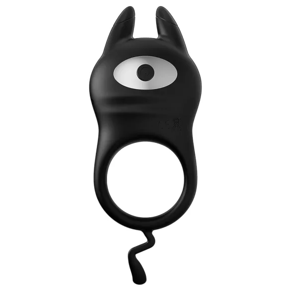 AlvUp - penisring med vibrator - klitorisstimulator - sort