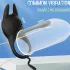 AlvUp - penisring med vibrator - klitorisstimulator - sort